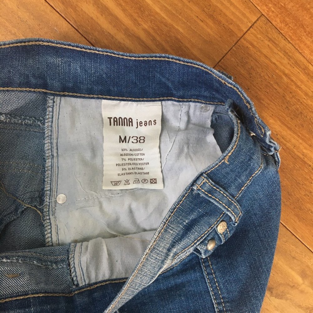 Vintage A-line denim skirt - Picture 3 of 5